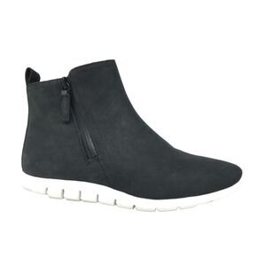 Cole Haan ZERØGRAND Waterproof Leather Sneaker Boots Black Leather High Top